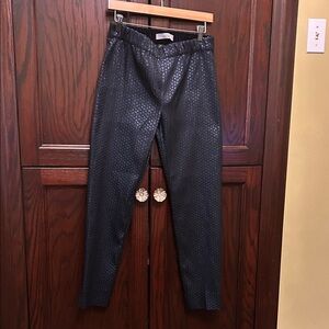 Black Textured Pants navy great condition made in Italy